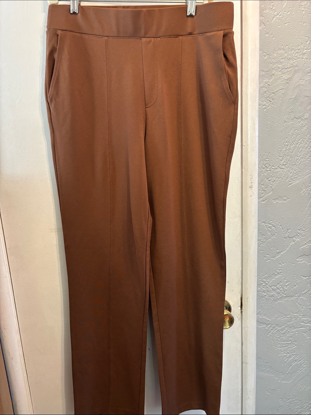 Matty M Women’s Pull-On Pants in Warm Brown